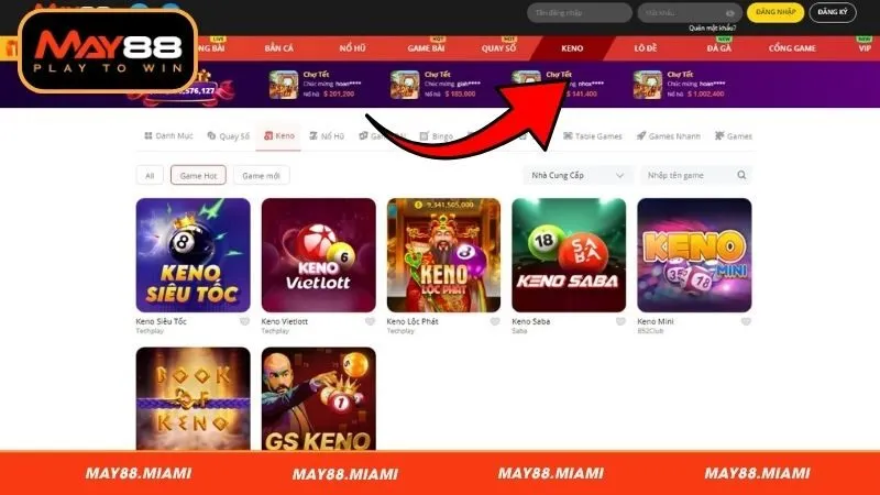 Hướng dẫn bạn cách tham gia Keno May88