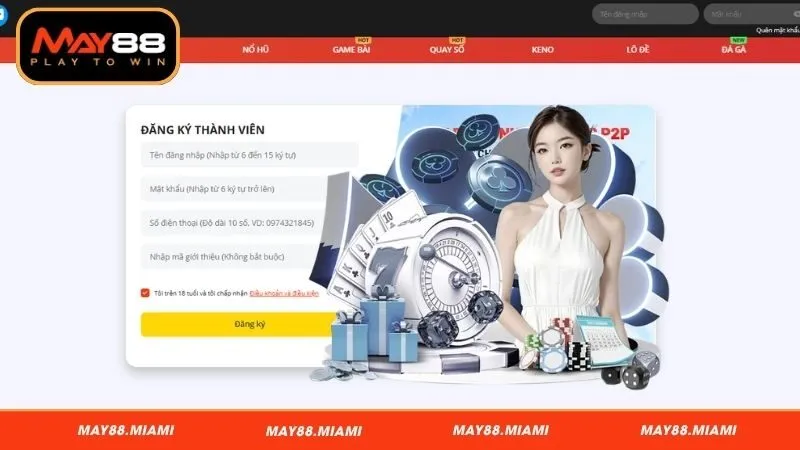 Quy trình đặt cược trên May88 chi tiết cho người mới