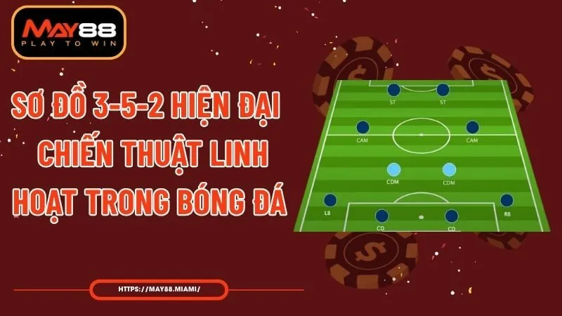 Sơ Đồ 3-5-2 Hiện Đại - Chiến Thuật Linh Hoạt Trong Bóng Đá