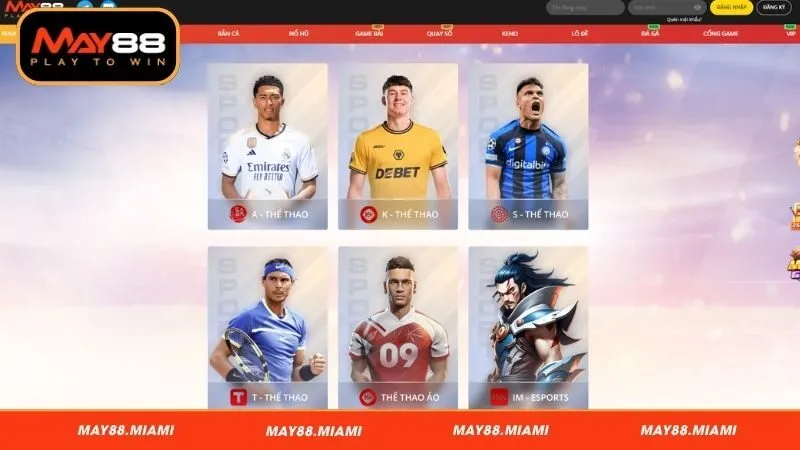 Thể thao - Cá cược đỉnh cao, kèo hấp dẫn mỗi ngày