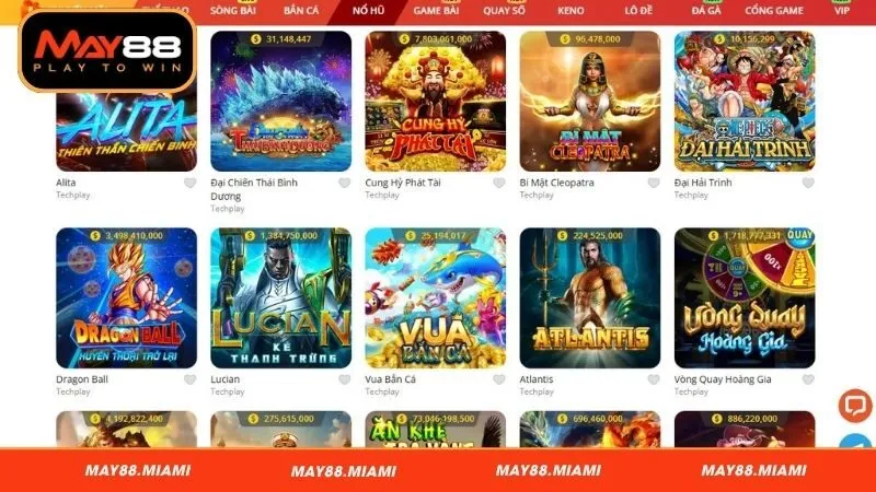 Ưu điểm khi chơi nổ hũ May88 online